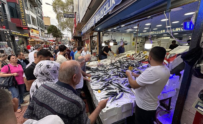 Samsun'da hamsinin kilogramı 200, palamudun tanesi 50 liradan satılıyor