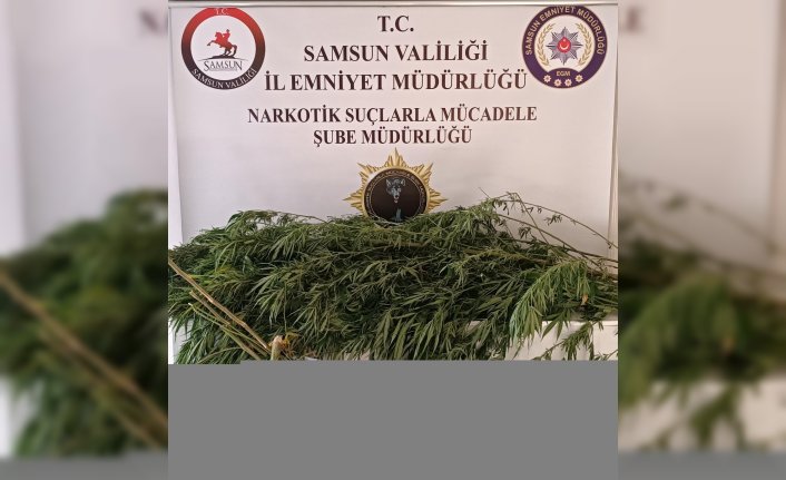 Samsun'da 1,2 kilogram esrarla yakalanan zanlı tutuklandı