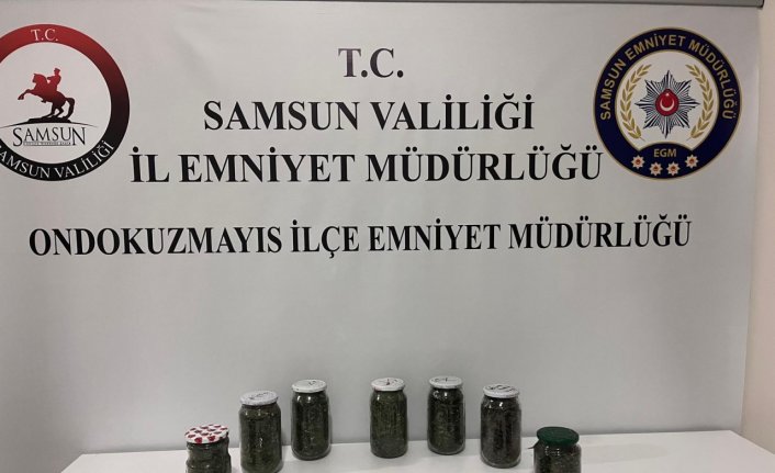 Samsun'da 1,5 kilogram uyuşturucunun ele geçirildiği operasyonda 1 kişi yakalandı