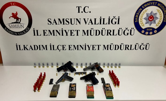 Samsun'da kaçak silah ticareti yaptığı iddiasıyla 1 zanlı yakalandı