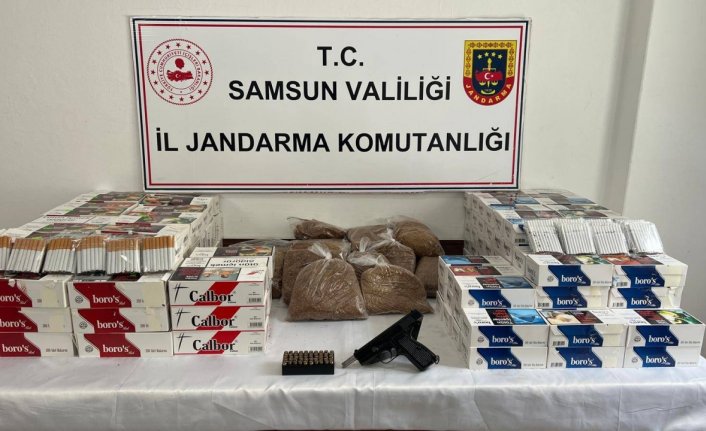 Samsun'da kaçakçılık operasyonunda 2 kişi yakalandı