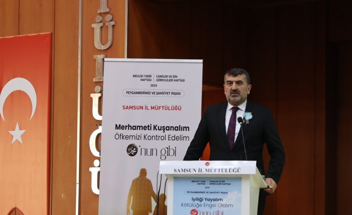 Samsun'da “Peygamberimiz ve şahsiyet inşası“ konferansı düzenlendi