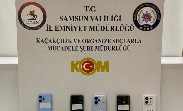 Samsun’da telefon kaçakçılığı operasyonunda 1 zanlı yakalandı