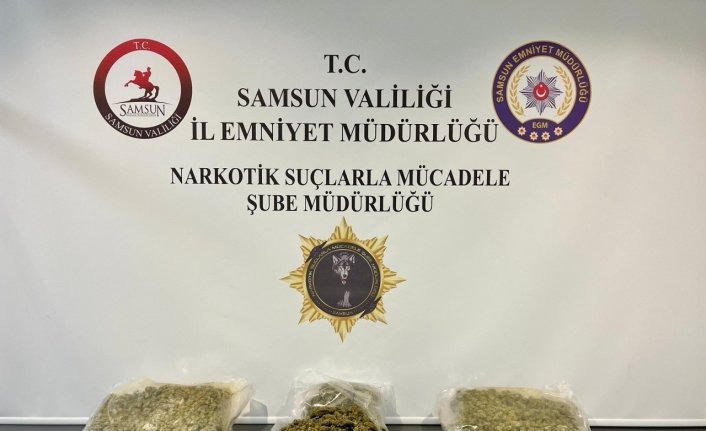 Samsun'da uyuşturucu operasyonlarında 4 kişi gözaltına alındı