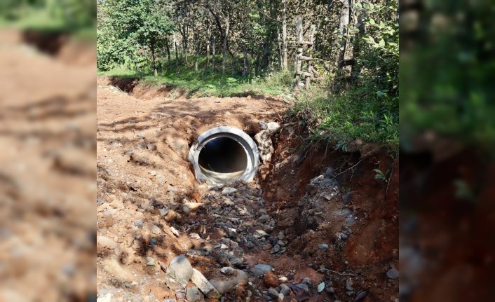 Terme Belediyesi, bağlantı yolu asfalt hazırlık çalışmalarını sürdürüyor