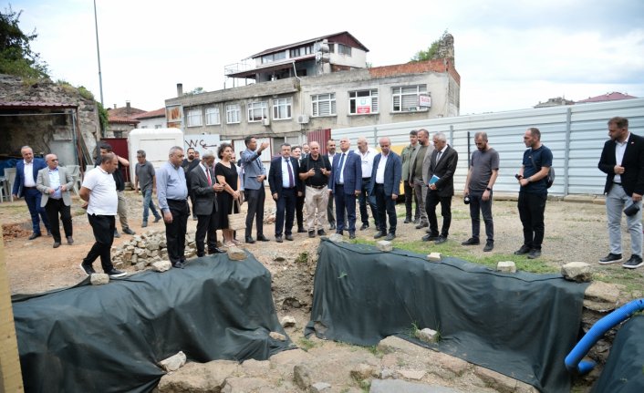 Trabzon'da İçkale bölgesindeki arkeolojik kazılar devam ediyor