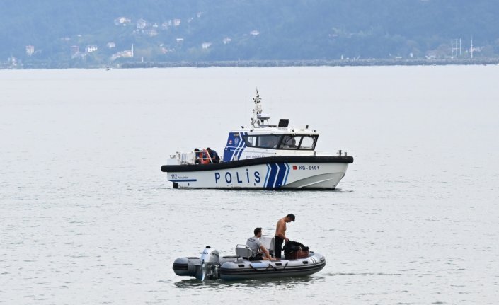 Trabzon'da taşkında kaybolan kişiyi arama çalışmaları sürüyor