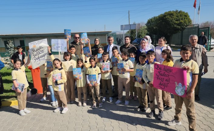 Amasya'da öğrencilerden hayvan bakım ve rehabilitasyon merkezine ziyaret