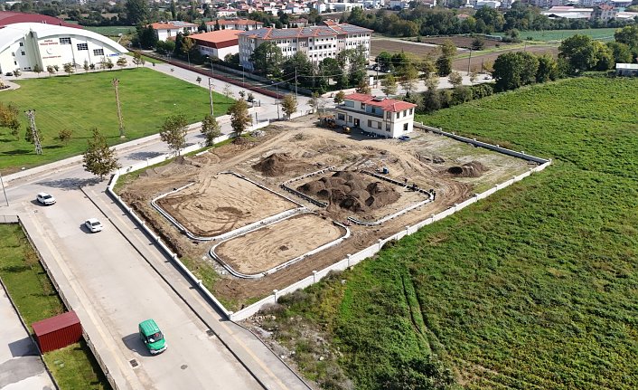 Bafra’da 'Çocuk Trafik Eğitim Parkı' çalışmaları devam ediyor