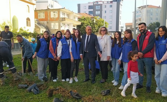 Düzce ve Sakarya'da Cumhuriyet'in 101. yılı dolayısıyla fidan dikildi