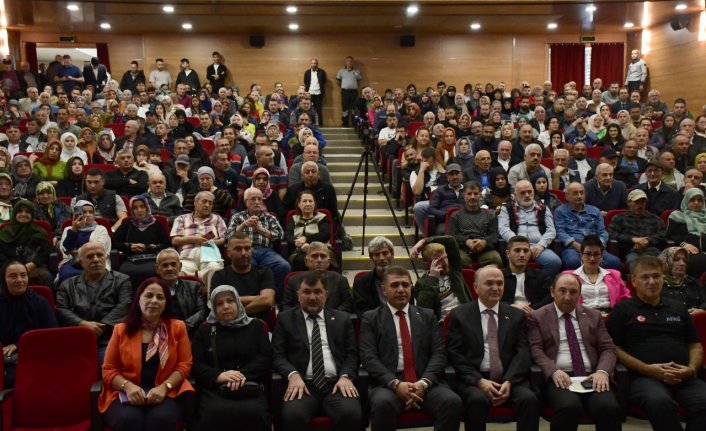 Düzce'de afetzedeler için yapımı tamamlanan TOKİ konutları için kura çekildi