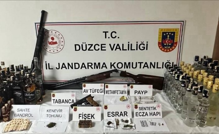 Düzce'de uyuşturucu operasyonunda 1 şüpheli yakalandı