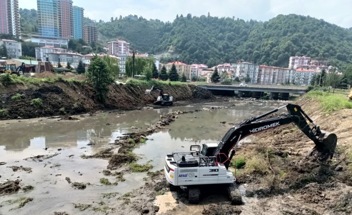 Giresun'da afet riskini azaltmak için çalışmalar devam ediyor