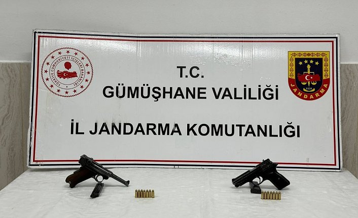 Gümüşhane'de silah kaçaklığı operasyonlarında 4 şüpheli gözaltına alındı