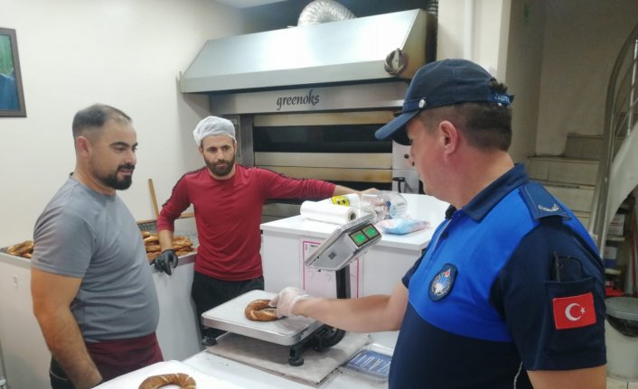 Karadeniz Ereğli'de simit fırınları denetlendi