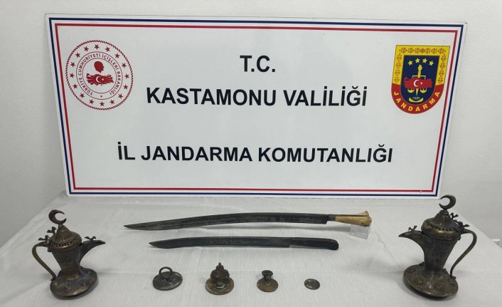 Kastamonu'da tarihi eser operasyonunda bir zanlı yakalandı