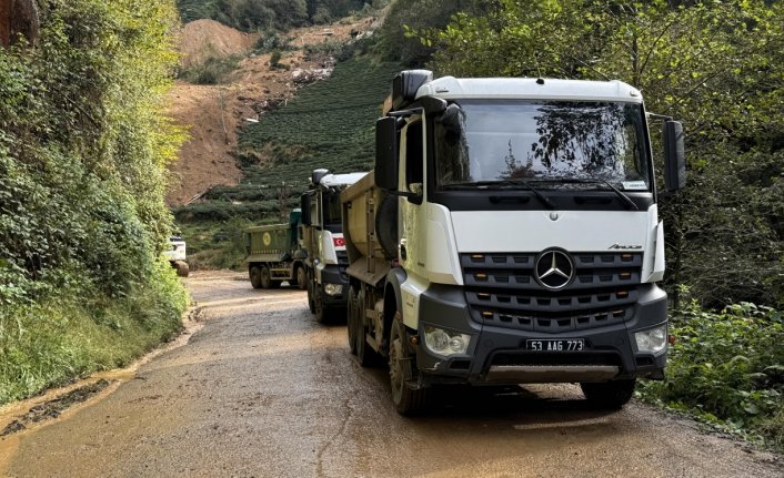 Rize Valisi Baydaş, heyelanlarla ilgili değerlendirmede bulundu: