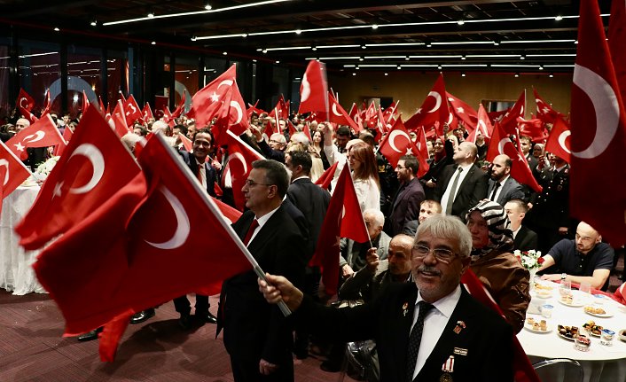 Samsun'da Cumhuriyet'in 101. yılı dolayısıyla resepsiyon verildi