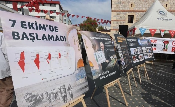 Samsun'da İsrail'in saldırıları protesto edildi