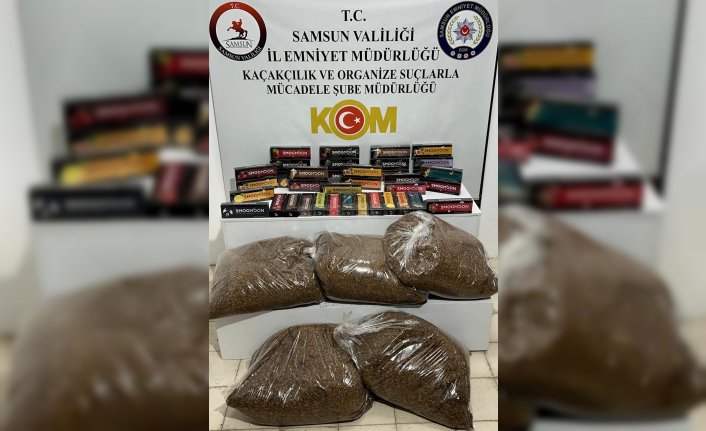 Samsun'da kaçakçılık operasyonunda 2 zanlı yakalandı