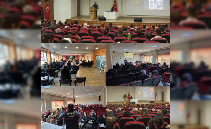 Samsun'da uyuşturucu ile mücadele eğitimleri düzenlendi