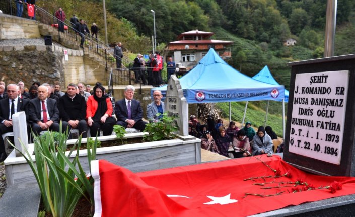 Şehit Jandarma Komando Er Musa Danışmaz mezarı başında anıldı