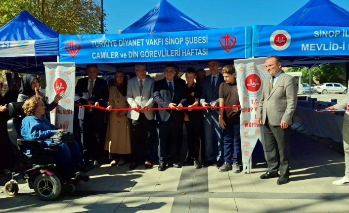 Sinop'ta Müftülük tarafından kitap fuarı açıldı