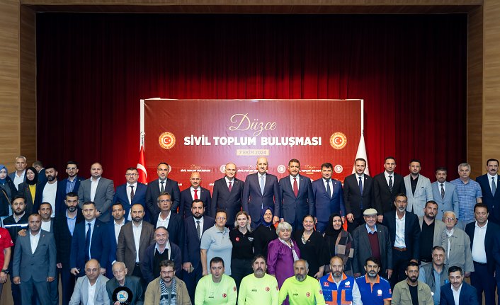 TBMM Başkanı Kurtulmuş, Düzce'de “Sivil Toplum Buluşması“ programında konuştu