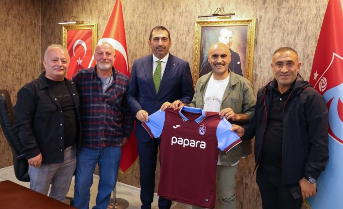 “Temel: Sümela'nın Şifresi Yeniden“ film ekibinden Trabzonspor'a ziyaret