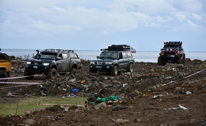 Trabzon'da Türkiye Off-Road Şampiyonası'nın 5. ayağında seyirci etabı yapıldı