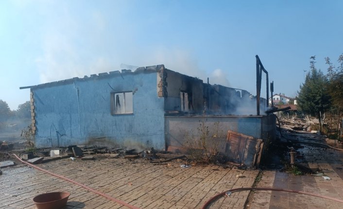 Amasya'da müstakil evde çıkan yangın söndürüldü