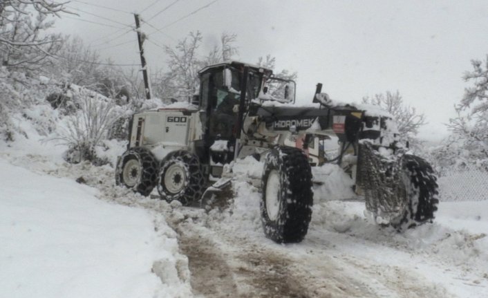 Artvin'de 58 köy yolunu ulaşıma açma çalışmaları devam ediyor