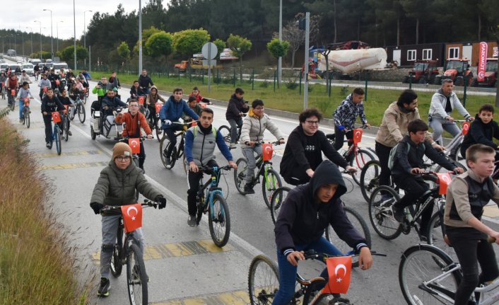 Boyabat'ta “Cumhuriyet İçin Pedal Çeviriyoruz“ etkinliği yapıldı