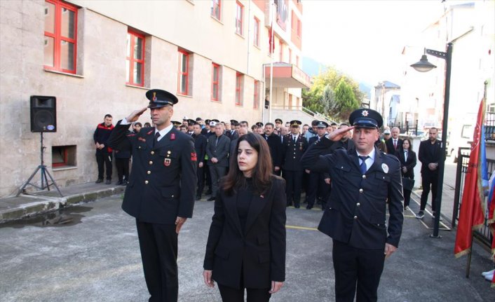 Büyük Önder Atatürk ebediyete intikalinin 86. yılında Giresun'un ilçelerinde anıldı