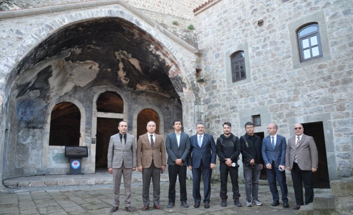 Çinli gazeteciler Trabzon'un tarihi ve kültürel mekanlarını ziyaret etti