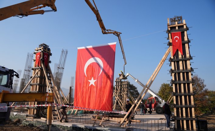 Düzce'de yapılacak gençlik merkezinin temeli atıldı