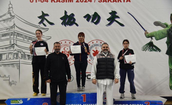 Geleneksel Wushu Türkiye Şampiyonası'nda Düzce'den 12 sporcu kürsüye çıktı