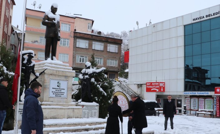 Havza ve Vezirköprü'de 24 Kasım Öğretmenler Günü kutlandı