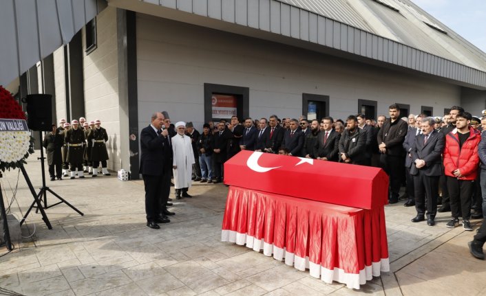 KKTC Cumhurbaşkanı Tatar, Samsun'da Kıbrıs gazisinin cenaze törenine katıldı