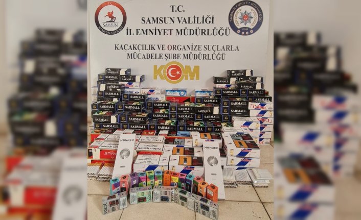 Samsun'da kaçakçılık operasyonunda bir şüpheli yakalandı