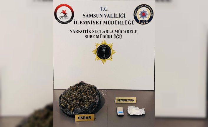 Samsun'da uyuşturucu kullandığı için aranan kişi uyuşturucuyla yakalandı