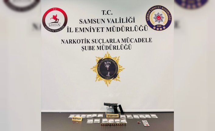 Samsun'da uyuşturucu ve silah ticareti yaptığı iddia edilen kişi yakalandı