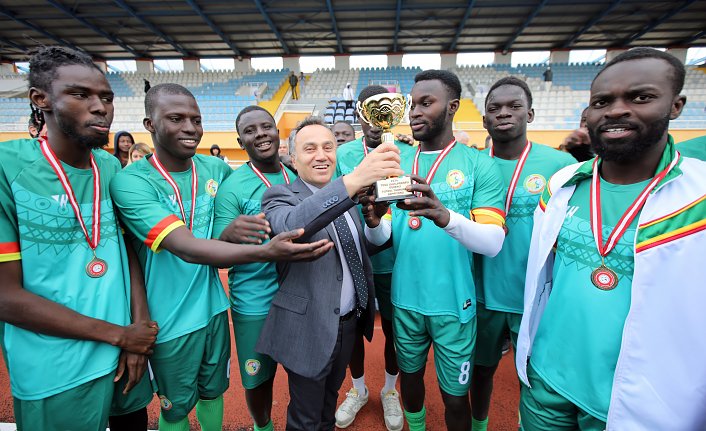 TOGÜ'de  Uluslararası Futbol Turnuvası final maçı oynandı