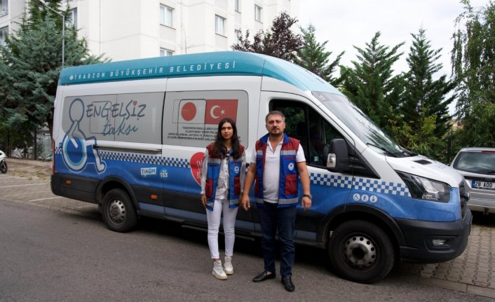 Trabzon'da engelsiz taksi hizmetinden 414 kişi yararlandı