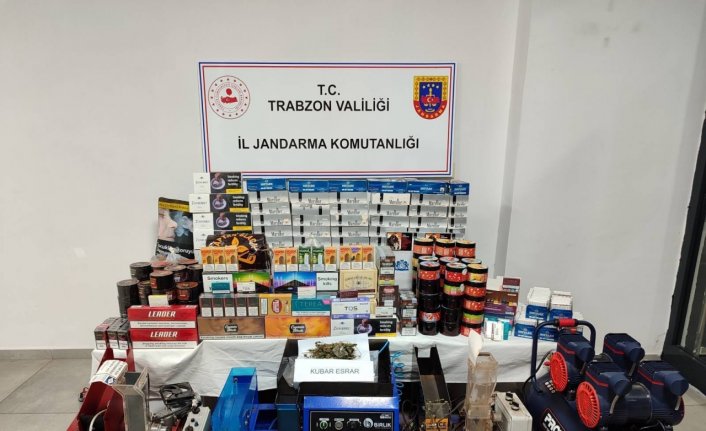 Trabzon'da kaçakçılık operasyonunda 1 şüpheli hakkında işlem yapıldı