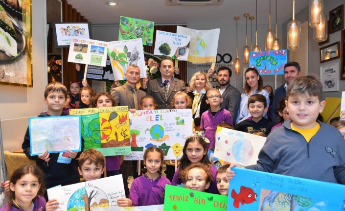 Trabzon'da öğrenciler sıfır atık ve çevre bilincine yönelik etkinlik gerçekleştirdi