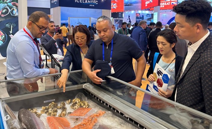 Türk somonu “China Fisheries & Seafood Expo 2024“te tanıtıldı