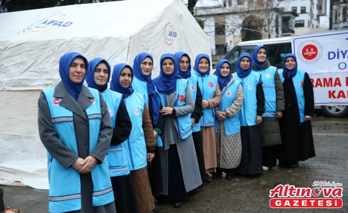 Afet bölgelerinde manevi destek verecek kadınlar eğitimlere başladı