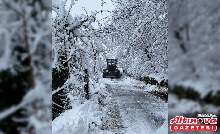 Artvin'de kar nedeniyle 79 köy yolu ulaşıma kapandı