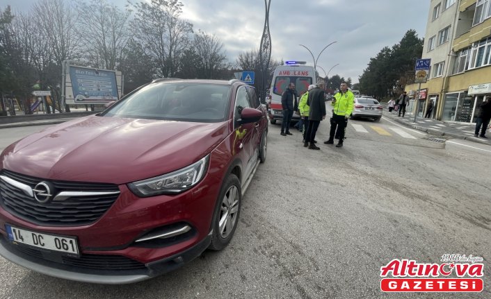 Bolu'da otomobille çarpışan cipin sürücüsü yaralandı